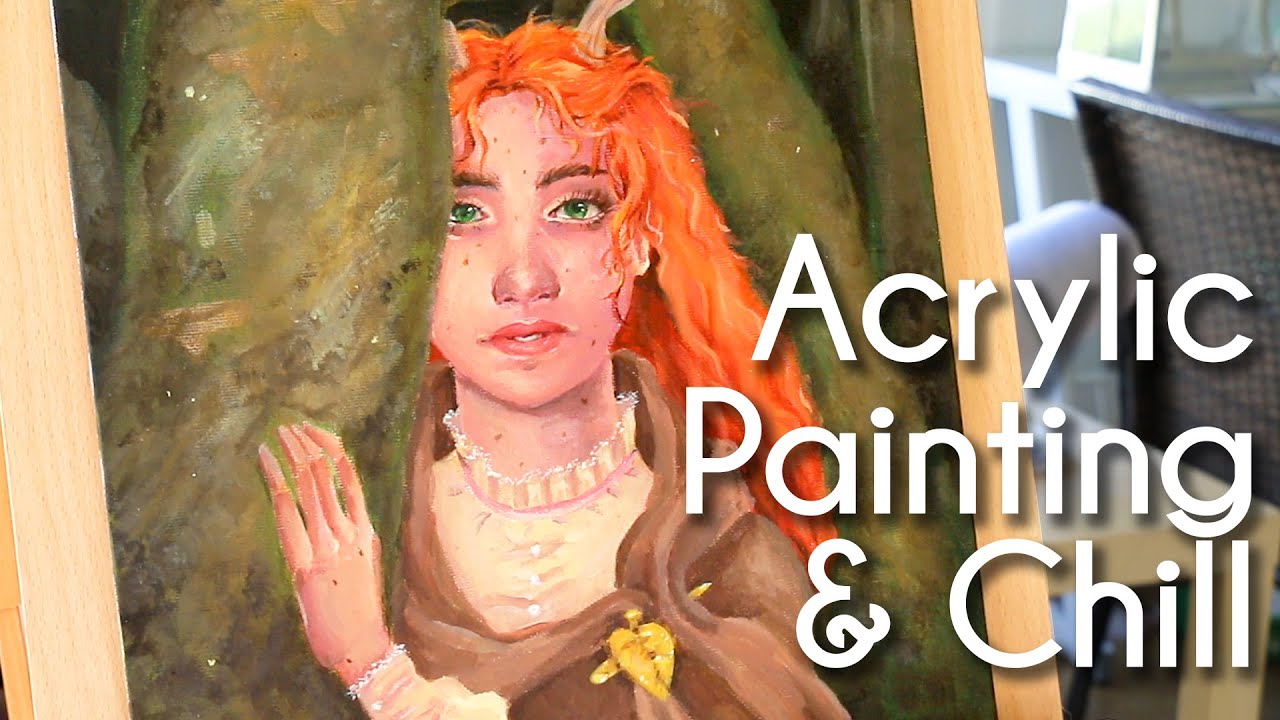 Acrylic Painting and Chatting About Life! // paint with me