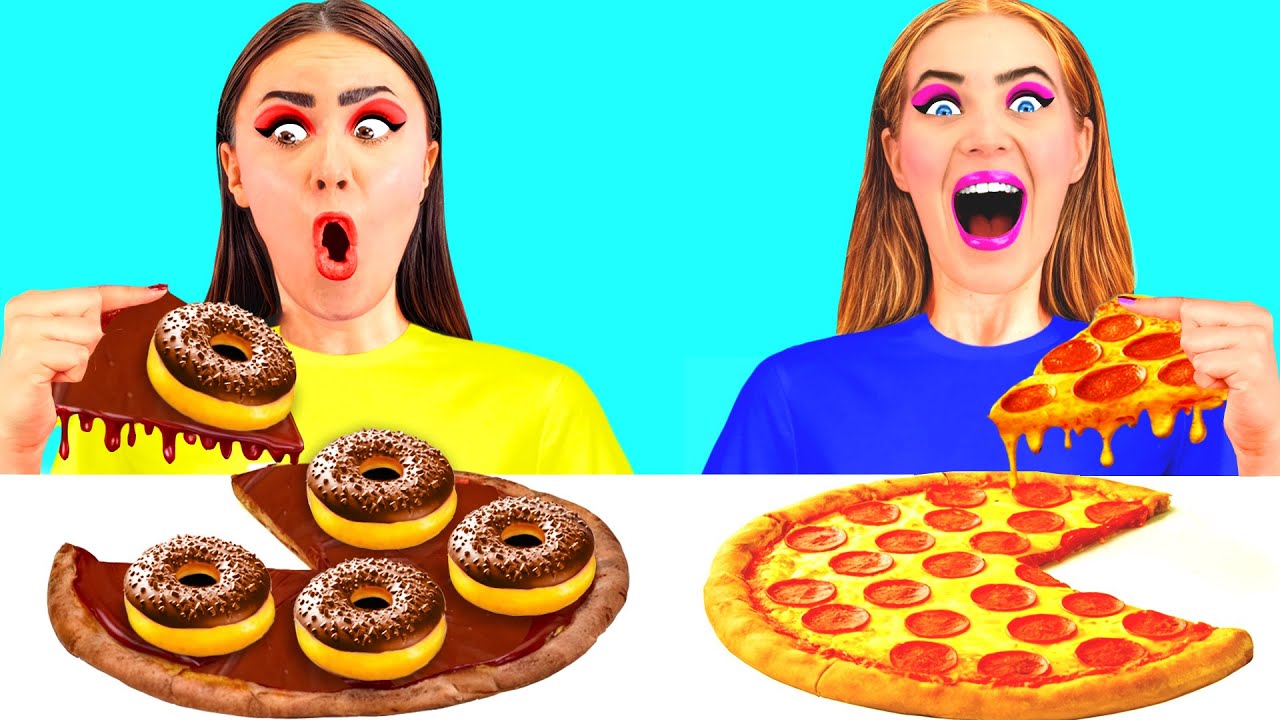 تحدي تزيين البيتزا | المأجورون المطبخ رهيبة PaRaRa Challenge