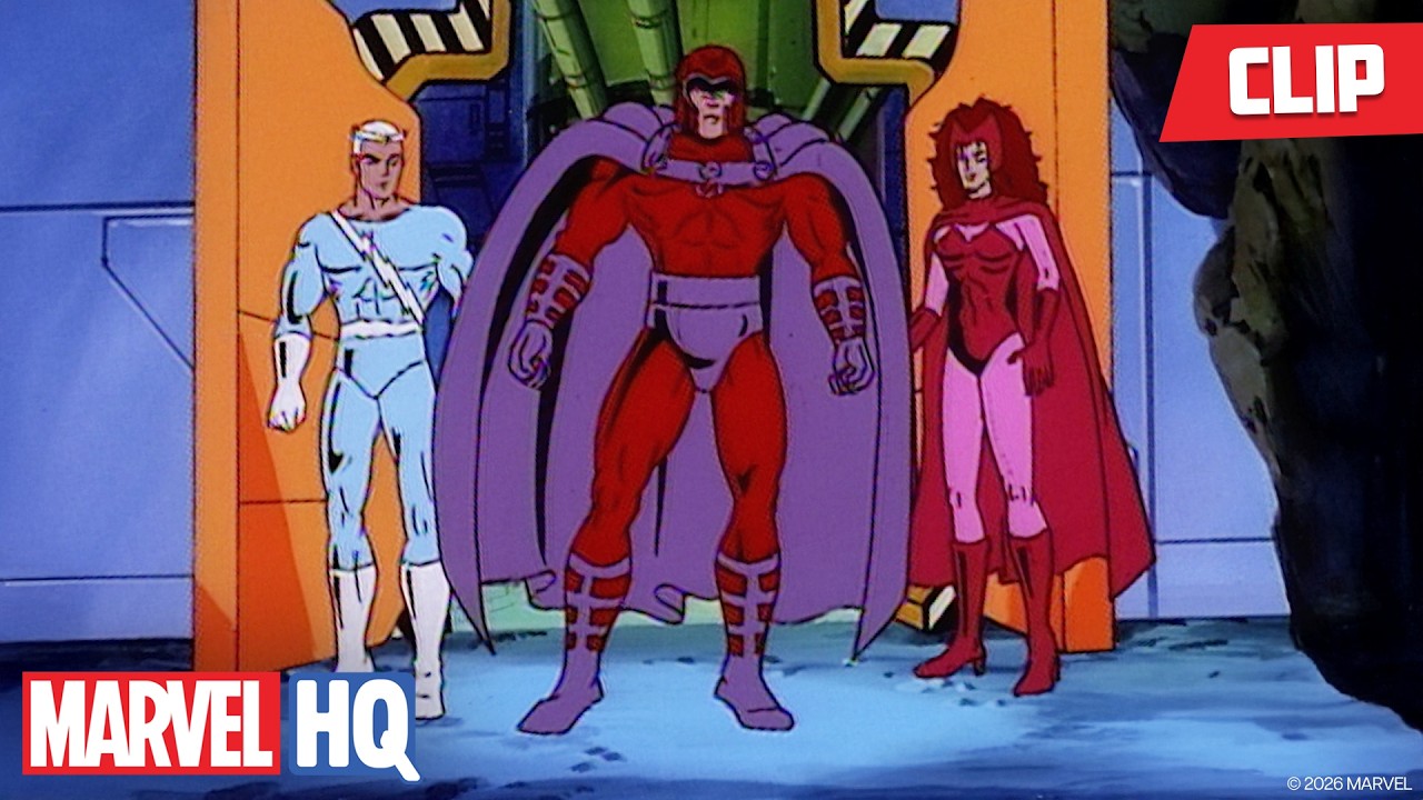 Magneto Rescues Scarlet Witch & Quicksilver 🧲🧙&zwj;♀️🌪️ | X-Men: The Animated Series | @MarvelHQ