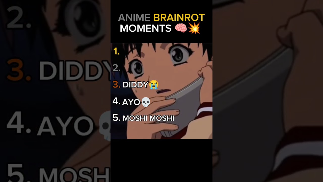 Ranking Anime Brainrot Moments🧠😂... The First One Is Wild