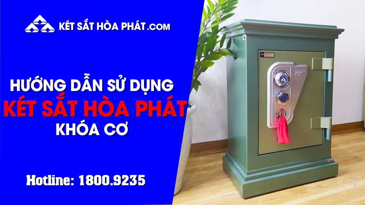 Hướng dẫn cách mở két sắt Hòa Phát có 4 mã số từ Z đến Z | Công Ty Két Sắt Hoà Phát