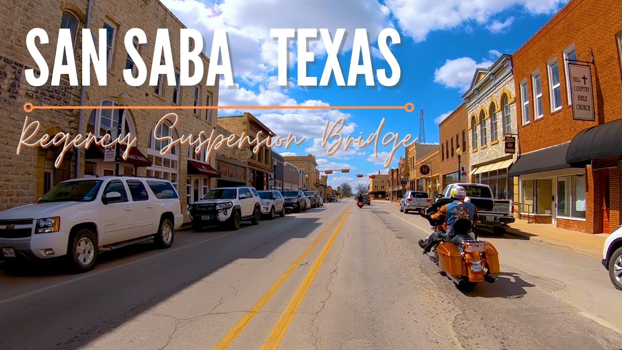 From Johnson City to San Saba - Beveridge & Regency Suspension Bridges