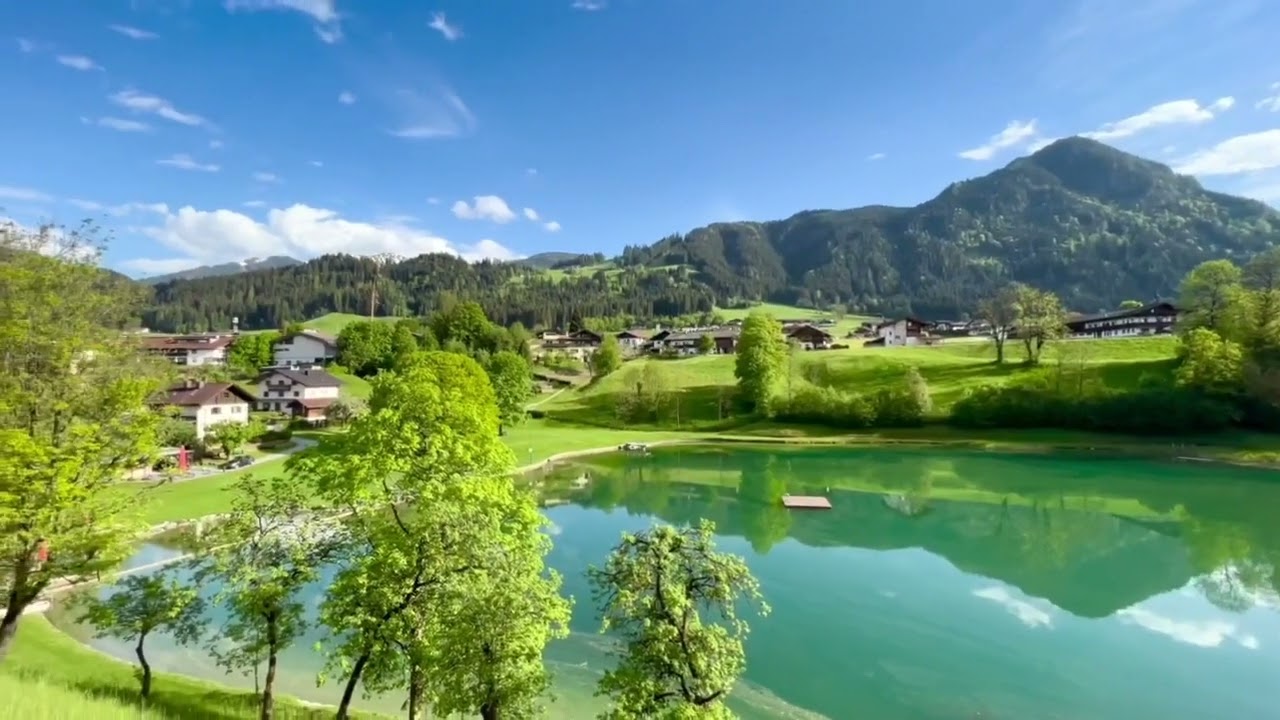 自然乡村风景，青山绿水