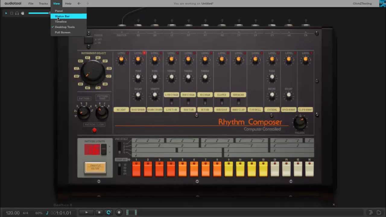 Learning how to make Music (Audiotool): Drum Basics