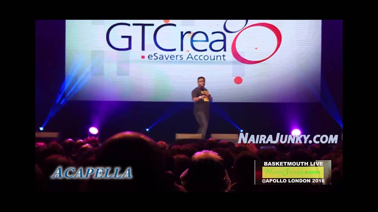 Acapella comedian