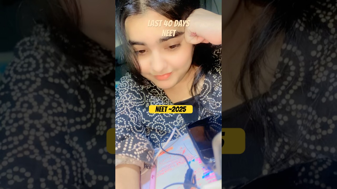 Last *40 Days* Neet preparation 🔥🎀|Mock | 12 hours study 📚 vlogs#minivlog #exam #stydy