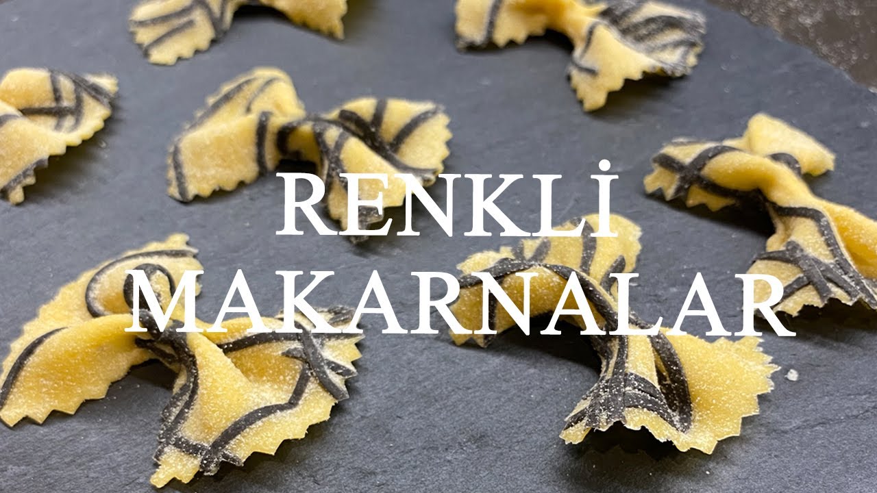 Renkli Makarna Nasil Yapilir?