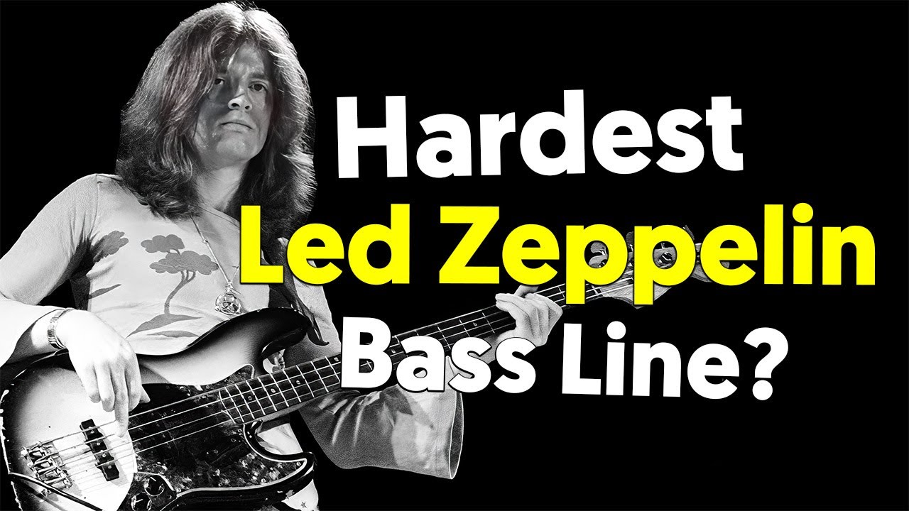Это самая сложная басовая партия Led Zeppelin? [табы и руководство]