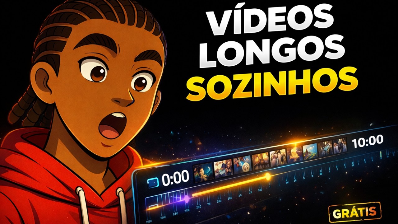 Essa IA Cria Vídeos Longos Sozinha (Passo a Passo Grátis)