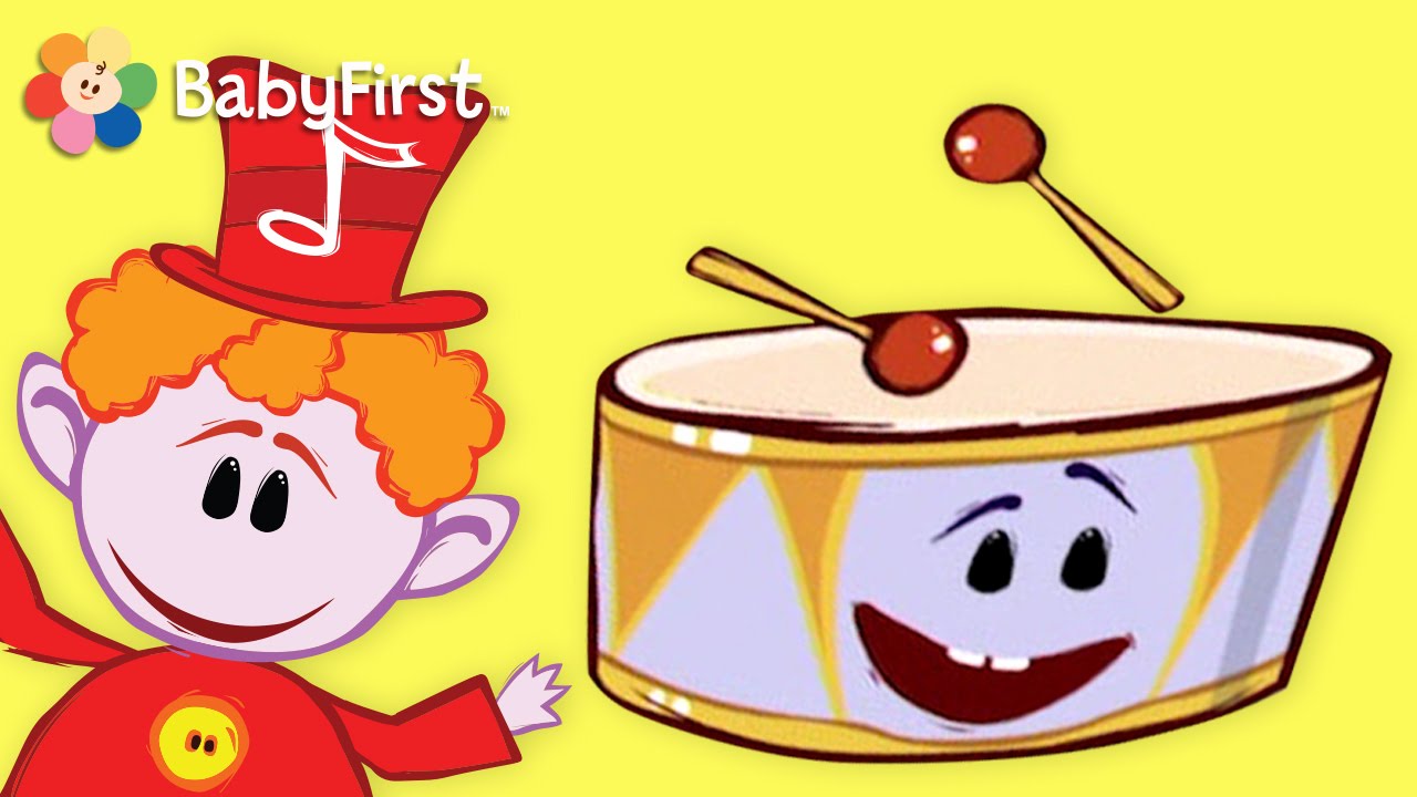 BabyFirst Para Niños: Las Notas Musicales - El Tambor