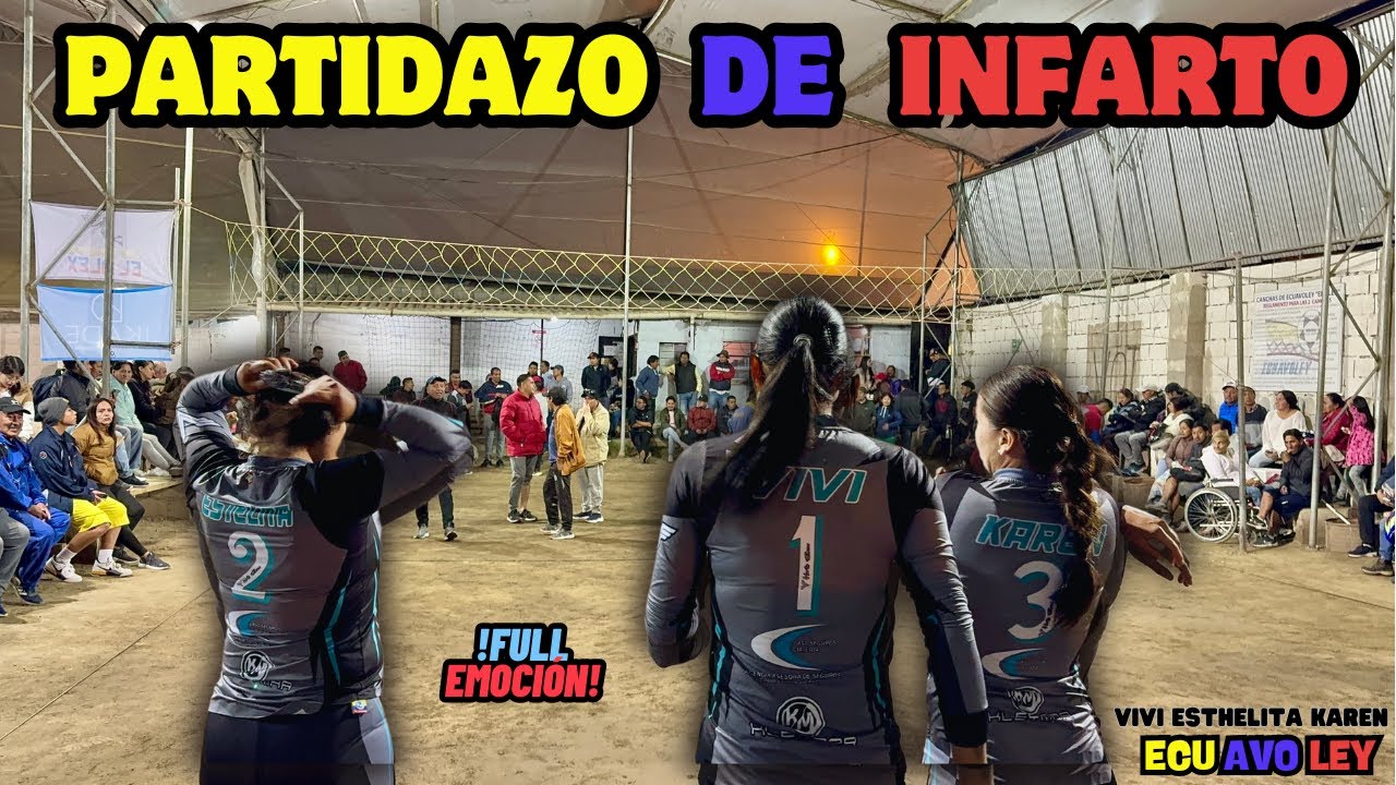 😱✨¡Partido de 𝗜𝗡𝗙𝗔𝗥𝗧𝗢!✨😱 ECUAVOLEY ꙳Mujeres vs Hombres꙳🇪🇨| QUITO - ECUADOR
