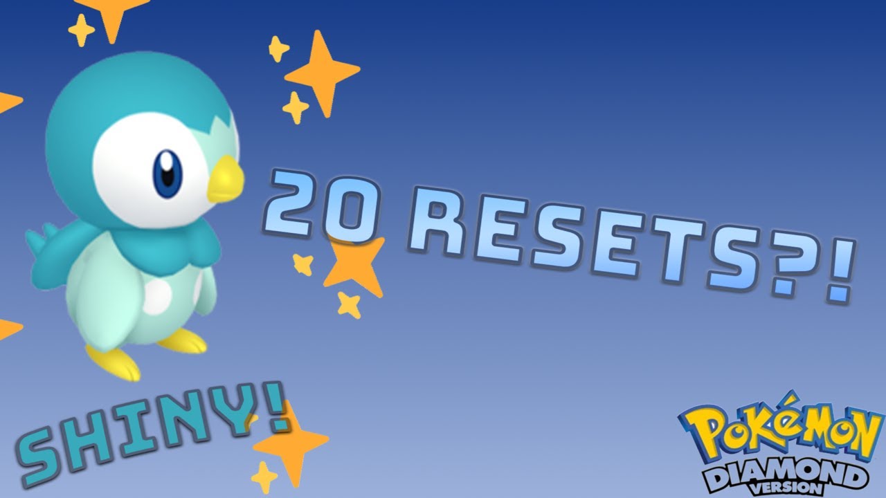SHINY STARTER PIPLUP IN 20 RESETS?!