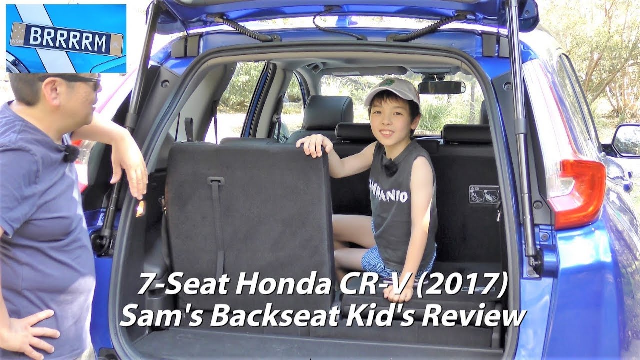 7-Seat Honda CR-V SUV 2017 (Sam's Backseat Kid's Review ) | BRRRRM Australia