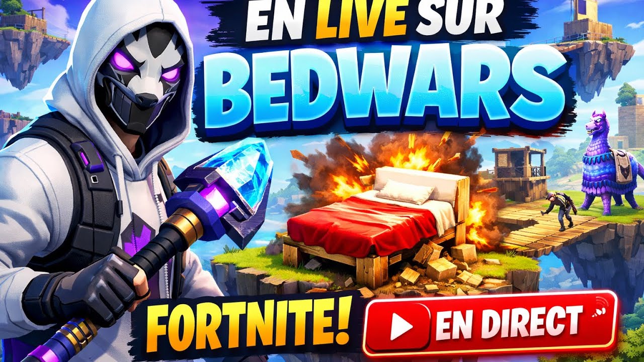 live bed wars avec Jazz et baban