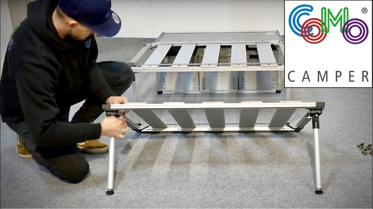 COMO Campingbox: Bett montieren - schnell und einfach!