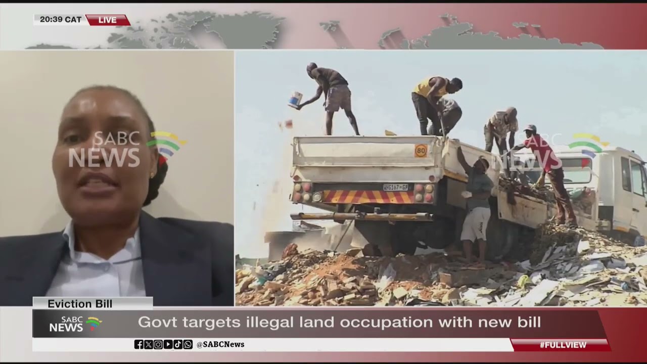 Eviction Bill | Govt targets illegal land occupation with new bill - Minister Thembi Simelane
