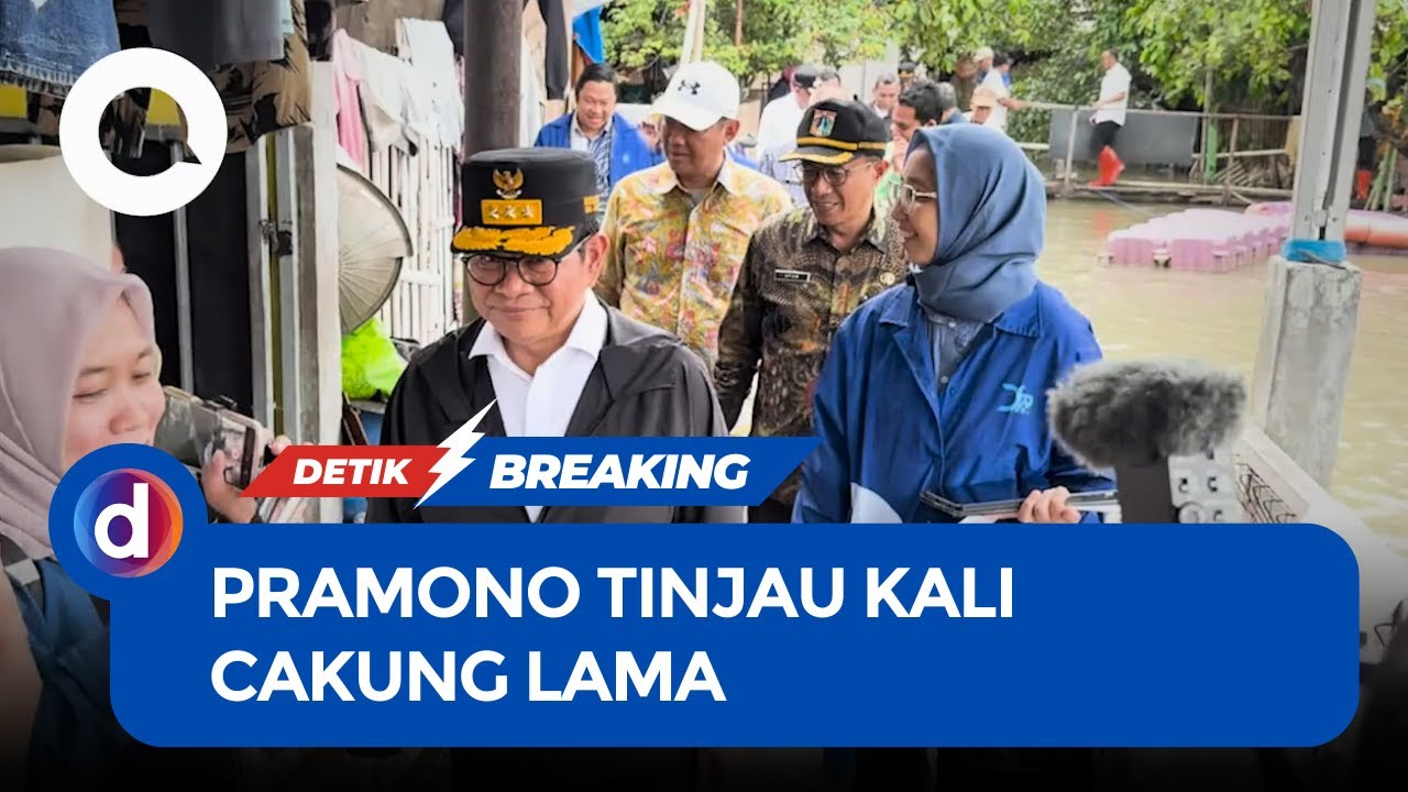 Tinjau Kali Cakung Lama, Pramono: Segera Dinormalisasi