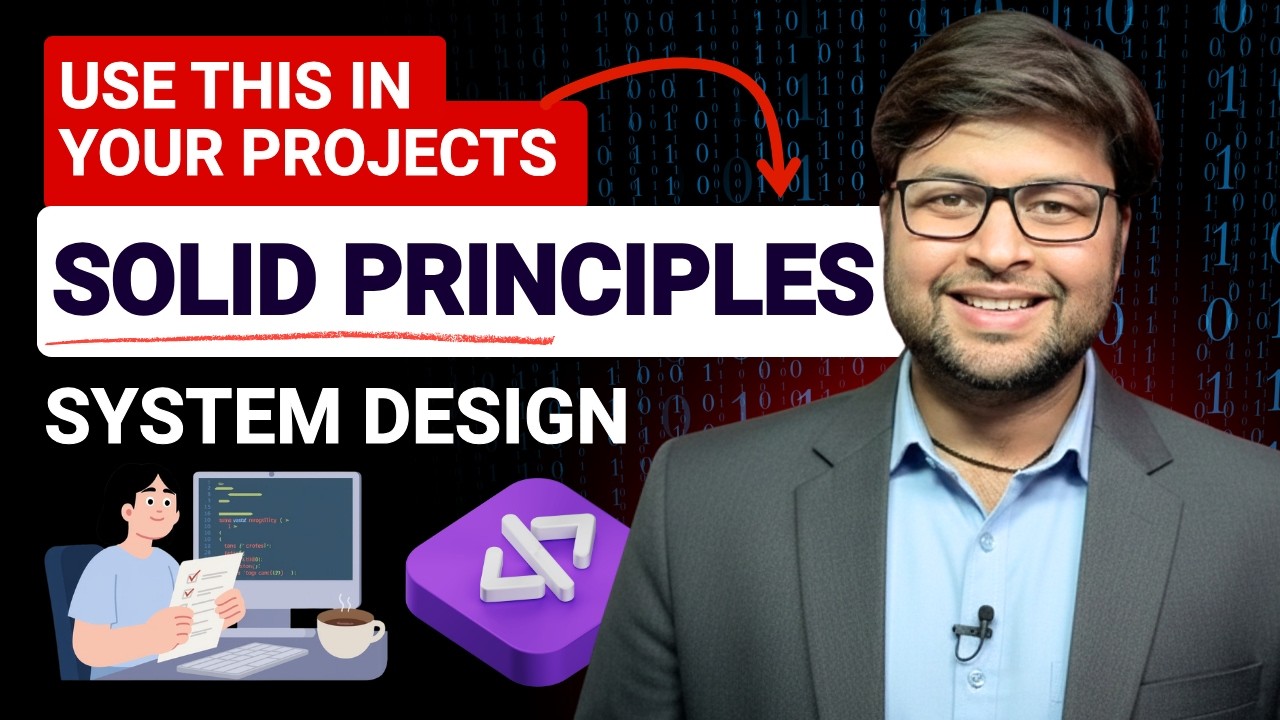 🔥SOLID Principle in Software Engineering in details | DAY 1 | Backend Concepts in Hindi