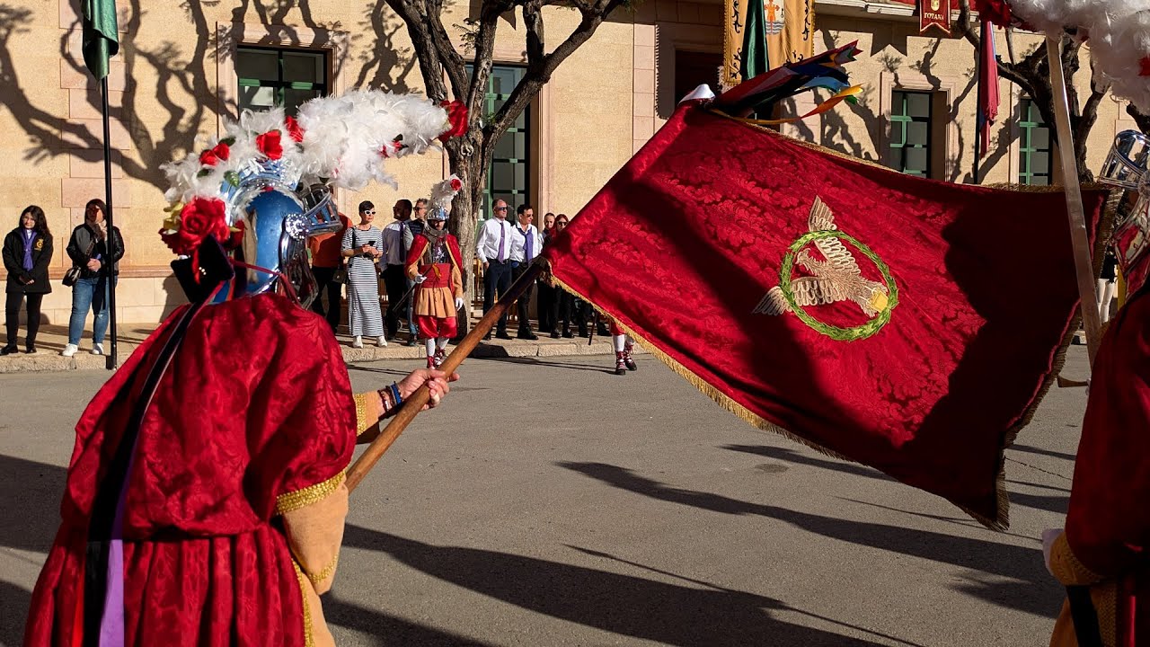 Rueda del Caracol | Acto de recibimiento de la bandera de los Armaos | Jueves Santo Totana 2025