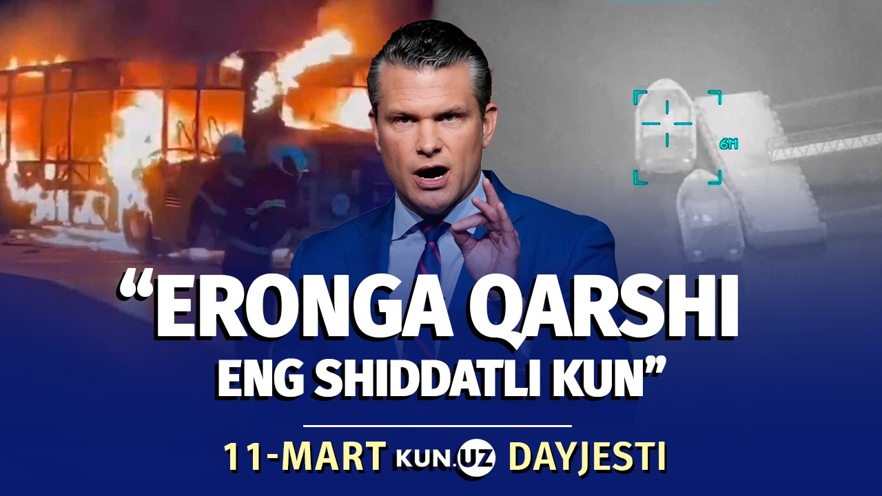AQSHning urushdagi 3 maqsadi va Shveysariyada yongan avtobus – kun dayjesti