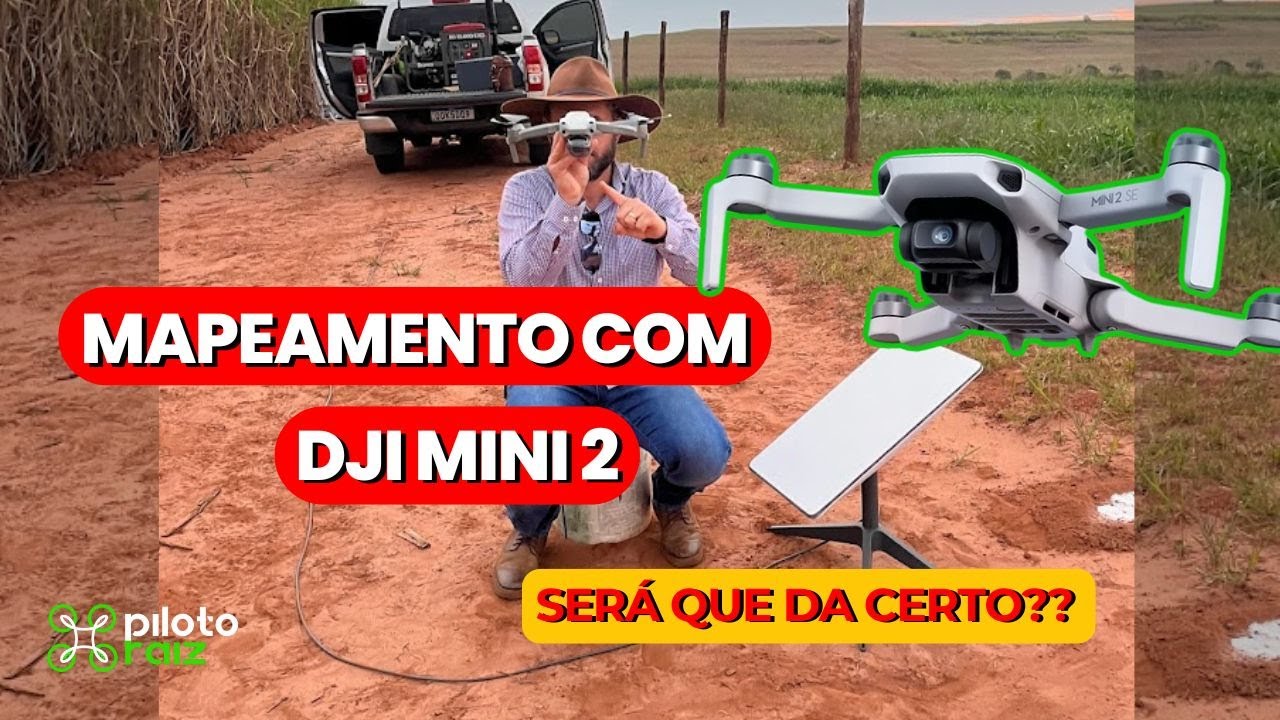 MAPEAMENTO COM DJI MINI 2 (SERÁ QUE DA CERTO??)
