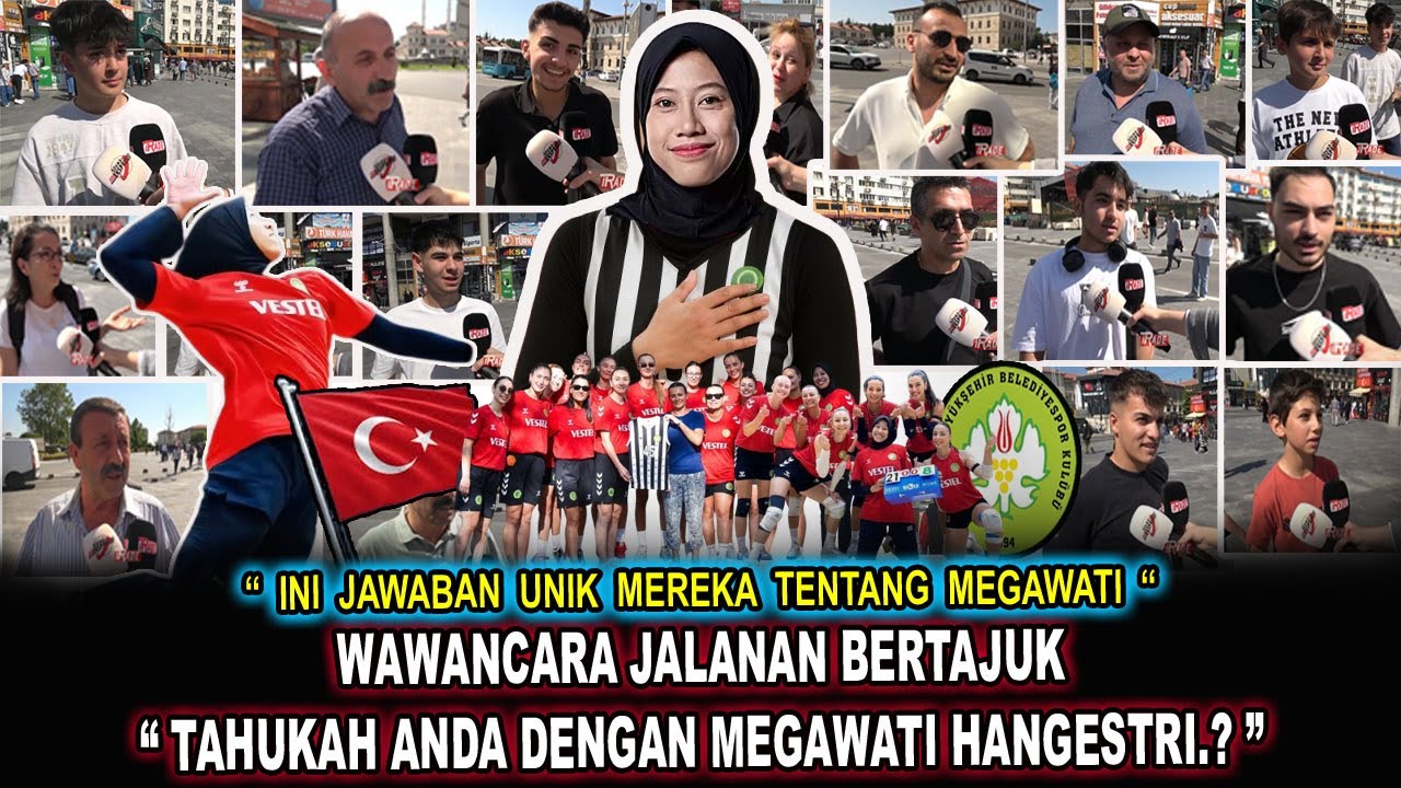 🔴WAHH SERUUUU‼️ Wawancara JALANAN TURKI Bertajuk Seberapa Kenal Dengan Megawati Hangestri indonesia