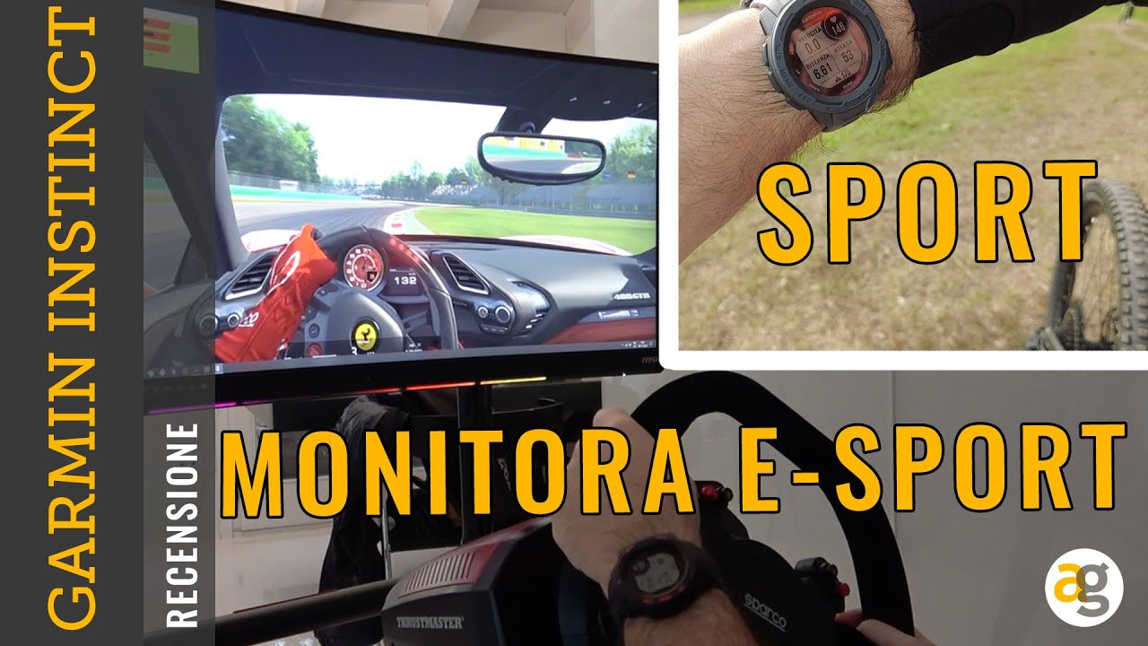 Recensione GARMIN Instinct eSPORT e SOLAR!