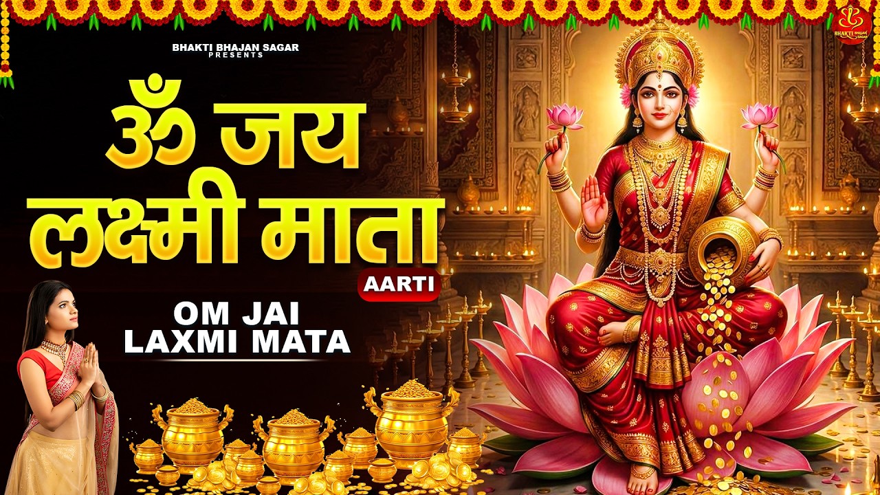 लक्ष्मी आरती Laxmi Aarti | ॐ जय लक्ष्मी माता आरती | Om Jai Lakshmi Mata | Lakshmi Ji ki Aarti