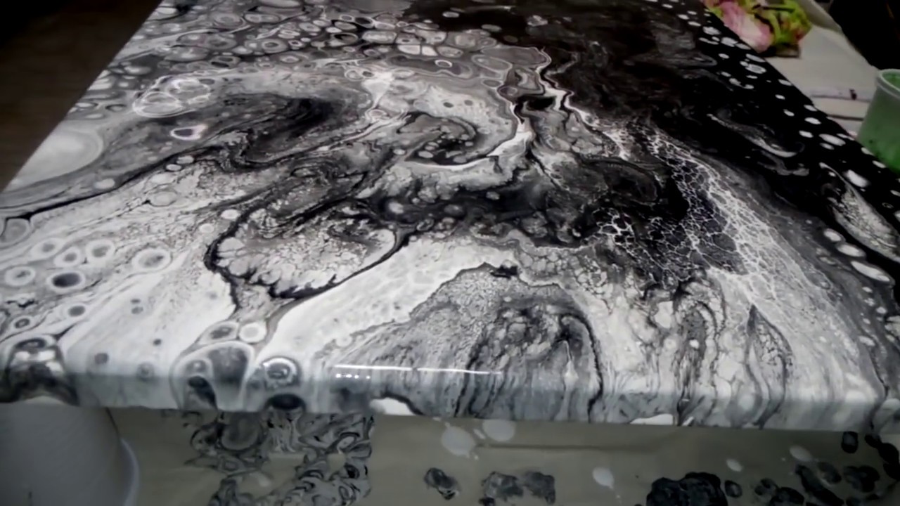 205 -El arte en la Pintura.. POURING y células