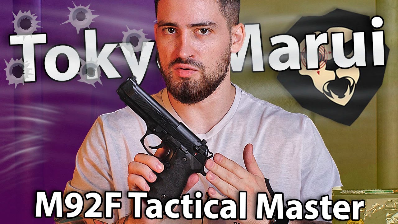 Страйкбольный пистолет Tokyo Marui M92F Tactical Master (6 мм, GBB, Beretta) видео обзор