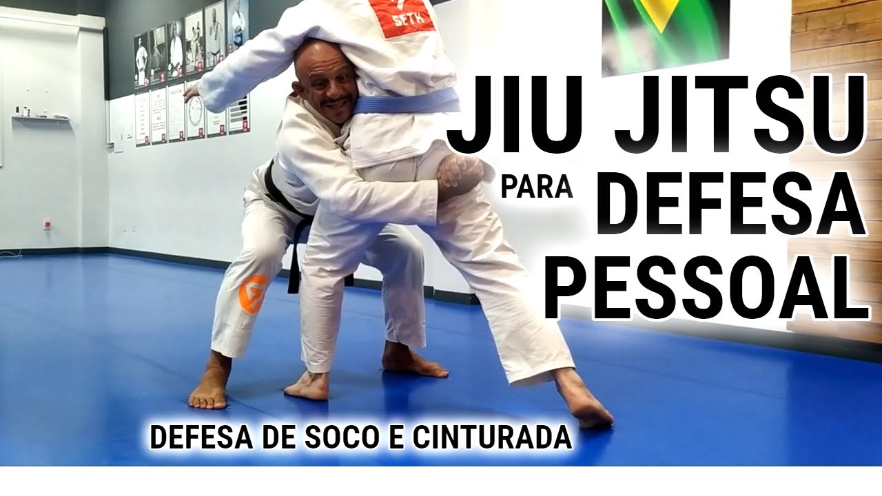 JIU JITSU PARA DEFESA PESSOAL - DEFESA DE SOCO E CINTURADA