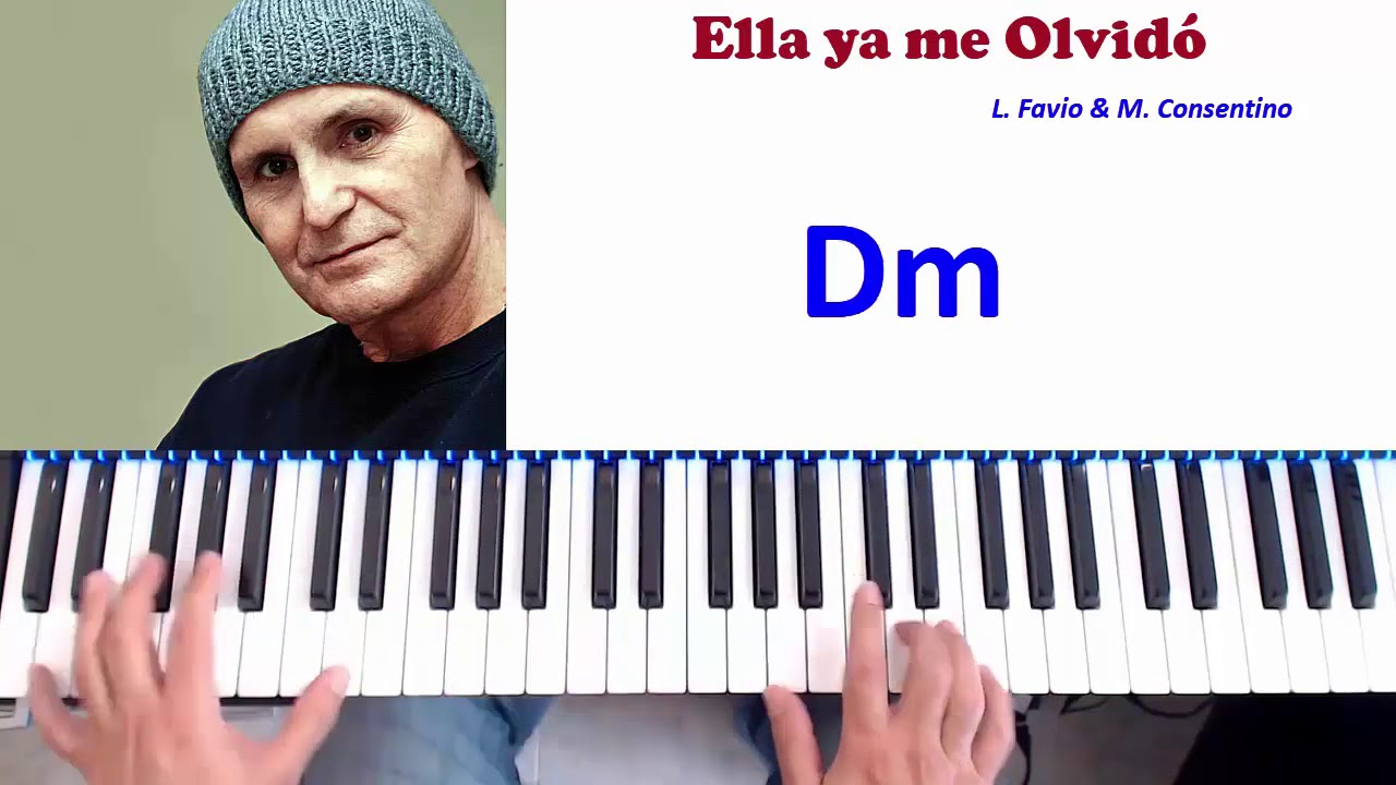 Leonardo Favio. Ella ya me Olvidó. Acordes de Piano