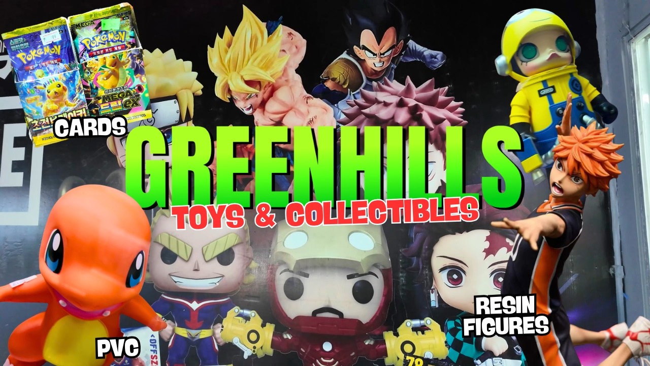 [4K] GREENHILLS TOYS AND COLLECTIBLES TOUR 2026 - Resin Figures, PVC, Trading Cards and More!