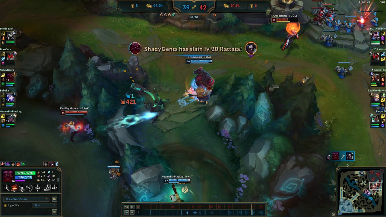 RAIDBOSS Ornn and Senna duo - League of Legends