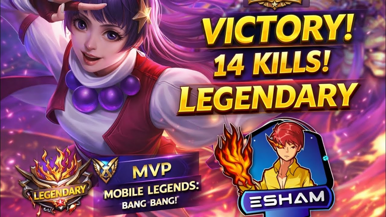 Guinevere (kof skin) Gameplay with Legendary Builds Mobile Legends Bang Bang (mlbb)