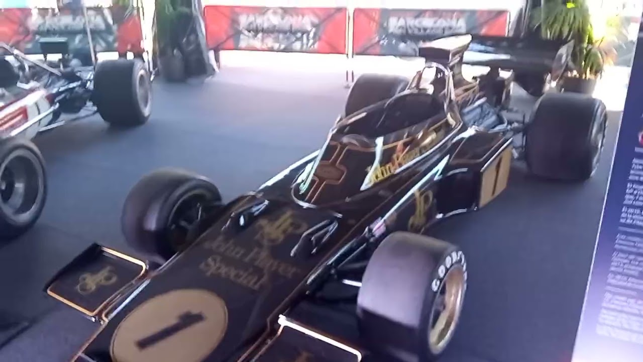 Fórmula 1. Maserati Fangio,, Lotus Graham Hill,, Lotus Fittipaldi,, Toleman Senna.