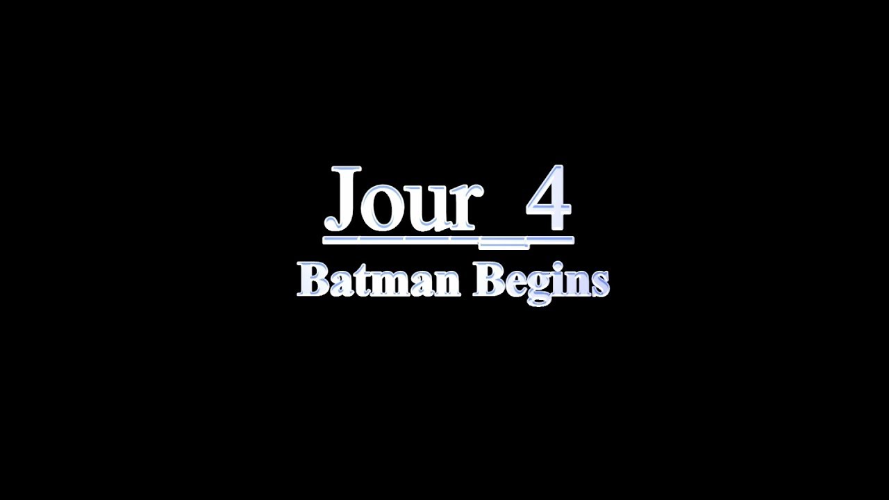 La semaine Christopher Nolan - Jour 4 - Batman Begins