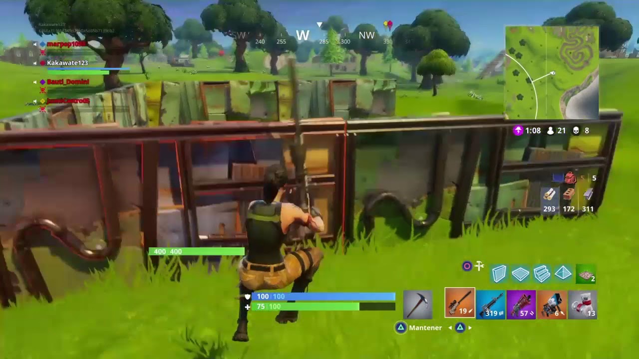 EPICA PARTIDA SOLO CONTRA SQUAD [Kakawate123] *Fortnite Battle Royale*