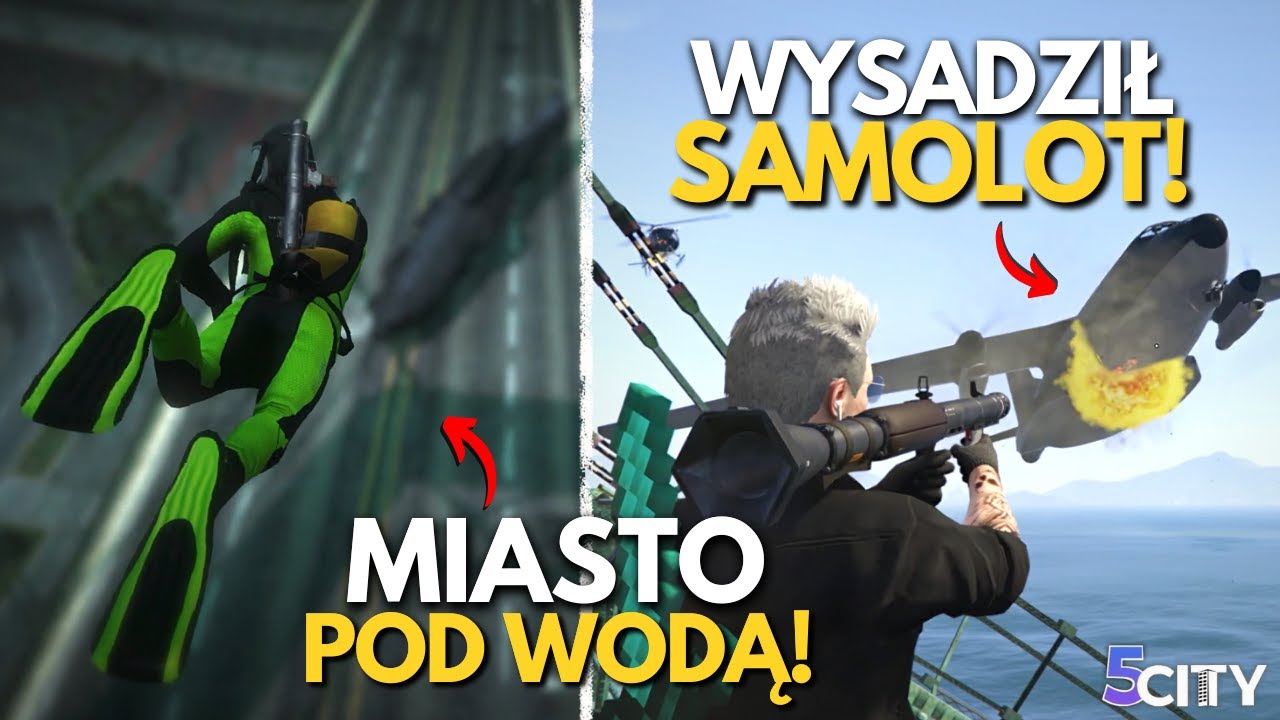 ZATOPIŁ CAŁE MIASTO! *wysadził tamę!* | EWRON GTA RP S2 odc.169