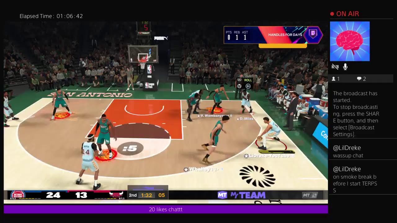 Nba2k25 online BLOWOUTSS New Song Out Now On My Main Channel!!
