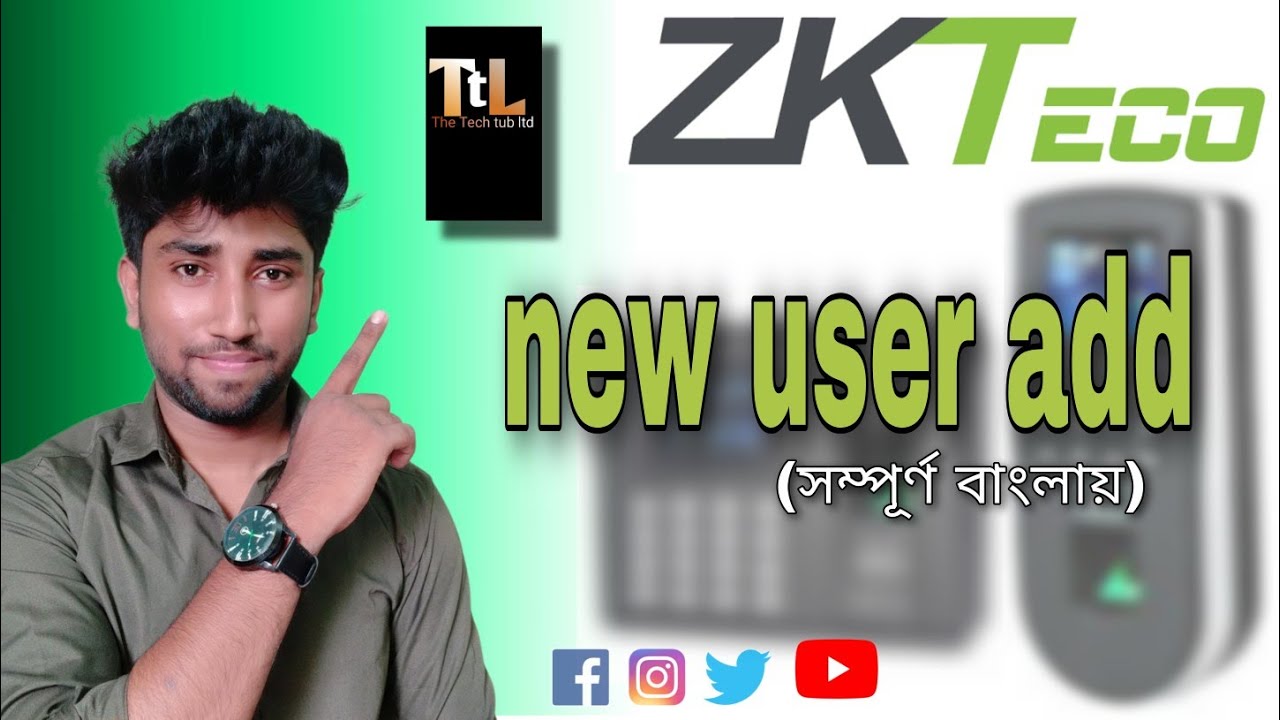 ZKTeco fingerprint add, user name, password, ID card | new user add | ZKTeco admin add | delete user