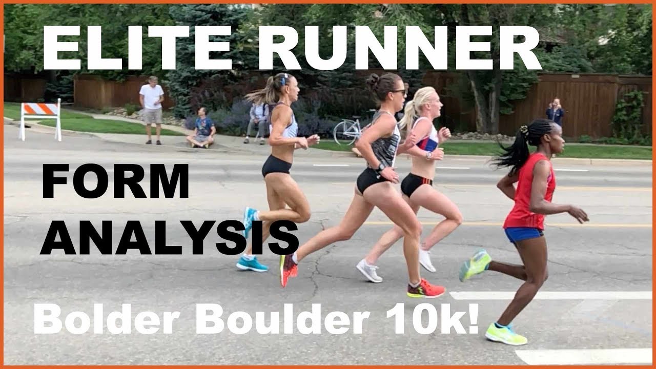 ELITE DISTANCE RUNNING FORM ANALYSIS AT BOLDER BOULDER 10KM | Proper Technique