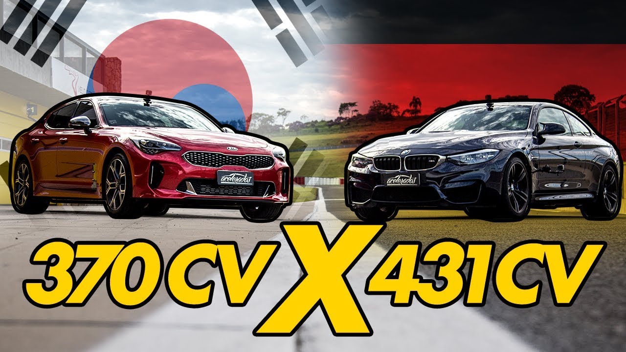 O Kia de 370 cv e R$ 350 mil! Stinger GT encara o BMW M4 - Volta Rápida c/ Rubinho #174 | Acelerados