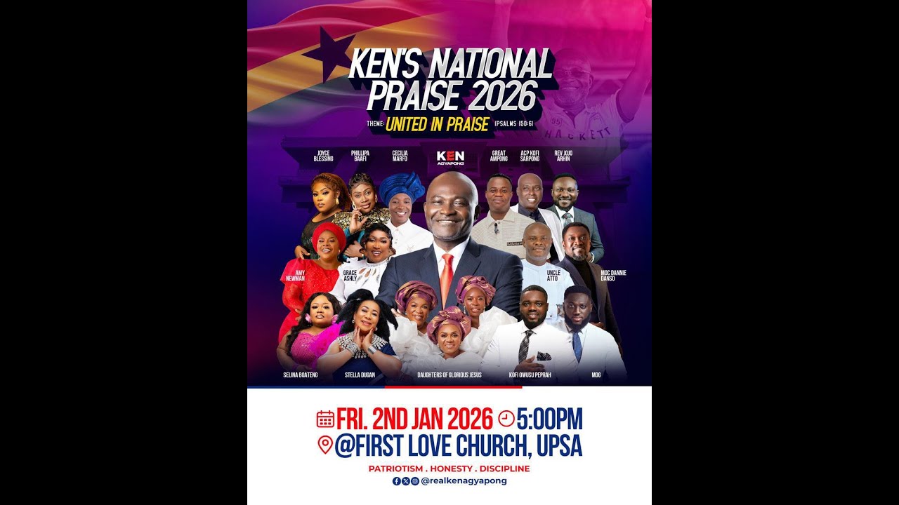 KEN'S NATIONAL PRAISE 2026 - UNITED IN PRAISE(JANUARY 2, 2026)