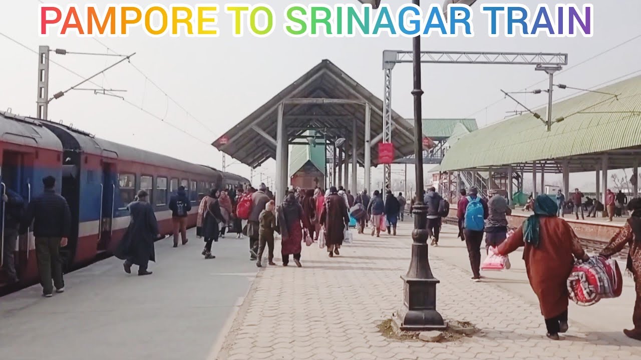 Usbrl Pampore To Srinagar Train | usbrl project update