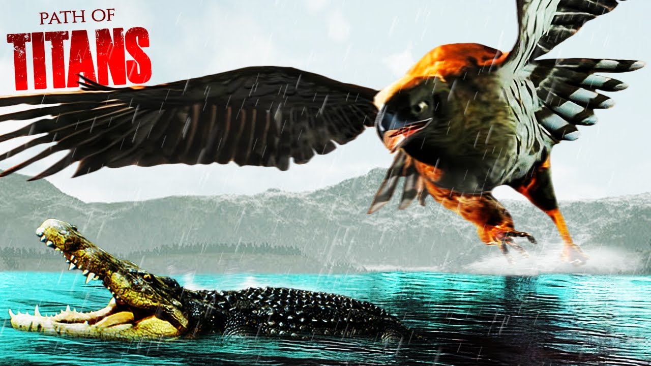 HUNTING DINOSAURS with NEW PREDATOR BIRD in Path of Titans
