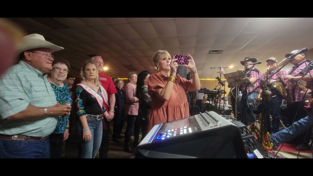 At the Spring Waltz, 3 Band jam, @Taiton Community Center 2/1/26 with  Pivo Czech Singers 