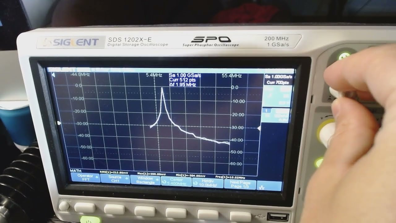 Episode 66: Siglent SDS1202X-E, Bandwidth and FFT