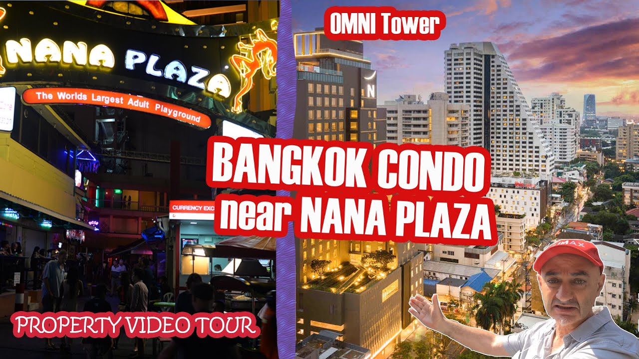 Кондо Возле Нана Plaza  Бангкок Свойство видео Тур  Омни Башня