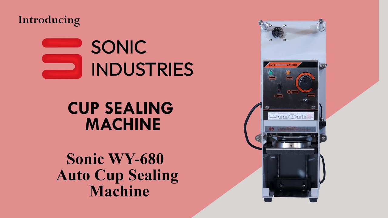 Sonic Industries WY 680 Auto Cup Sealing Machine 📞 8010735898